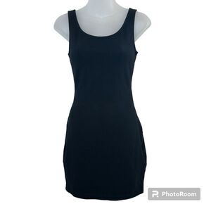 Xhilaration Black Basic Sleeveless Body Con Dress Size XS